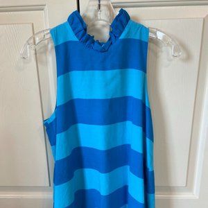 Gibson Look Cavallo Sleeveless Striped Blue Top NWT Sz XS